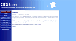 Desktop Screenshot of cisg.fr