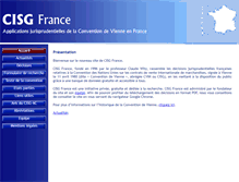Tablet Screenshot of cisg.fr